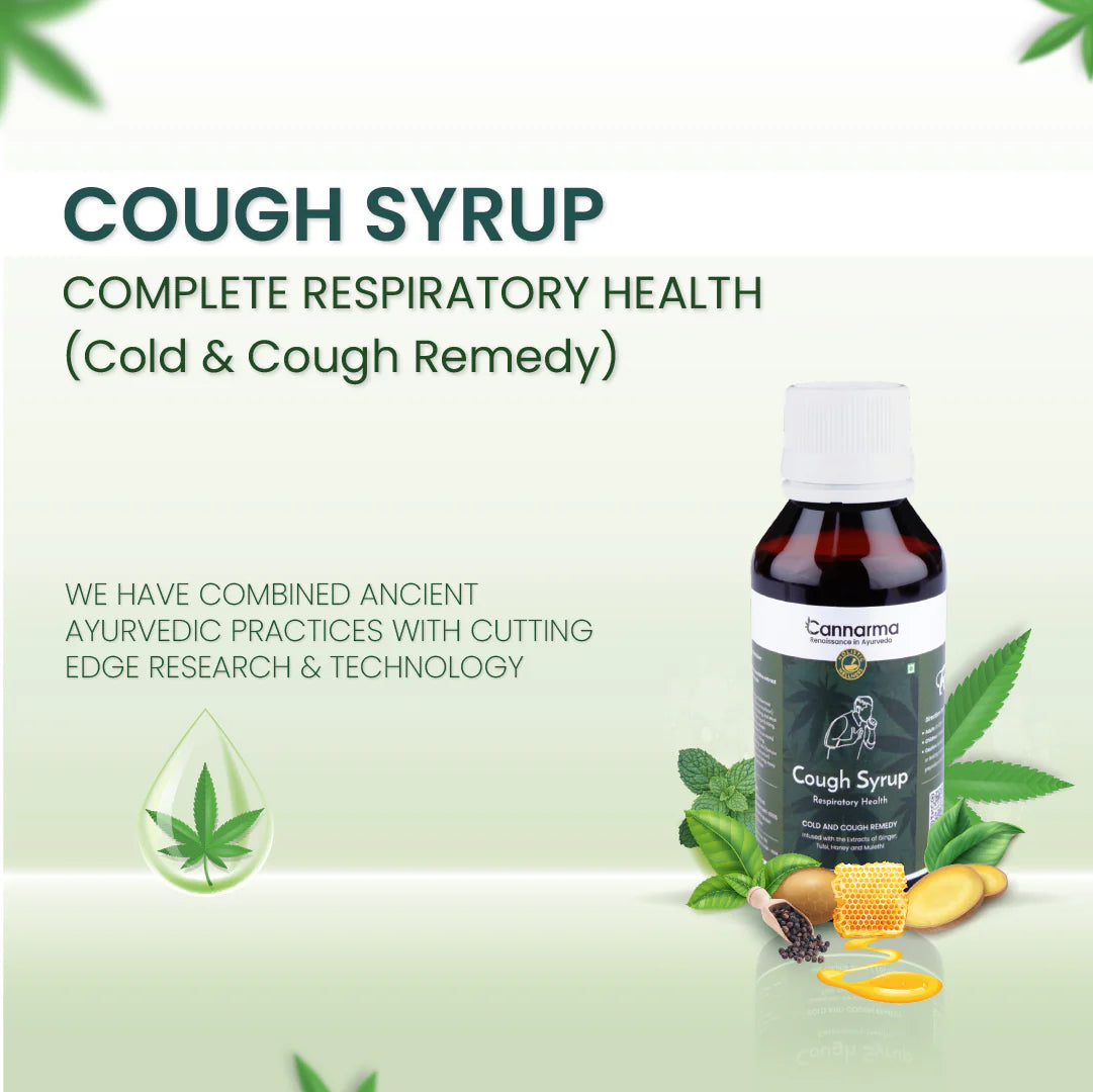 Cannarma Natural Cough Syrup With the goodness of Ginger