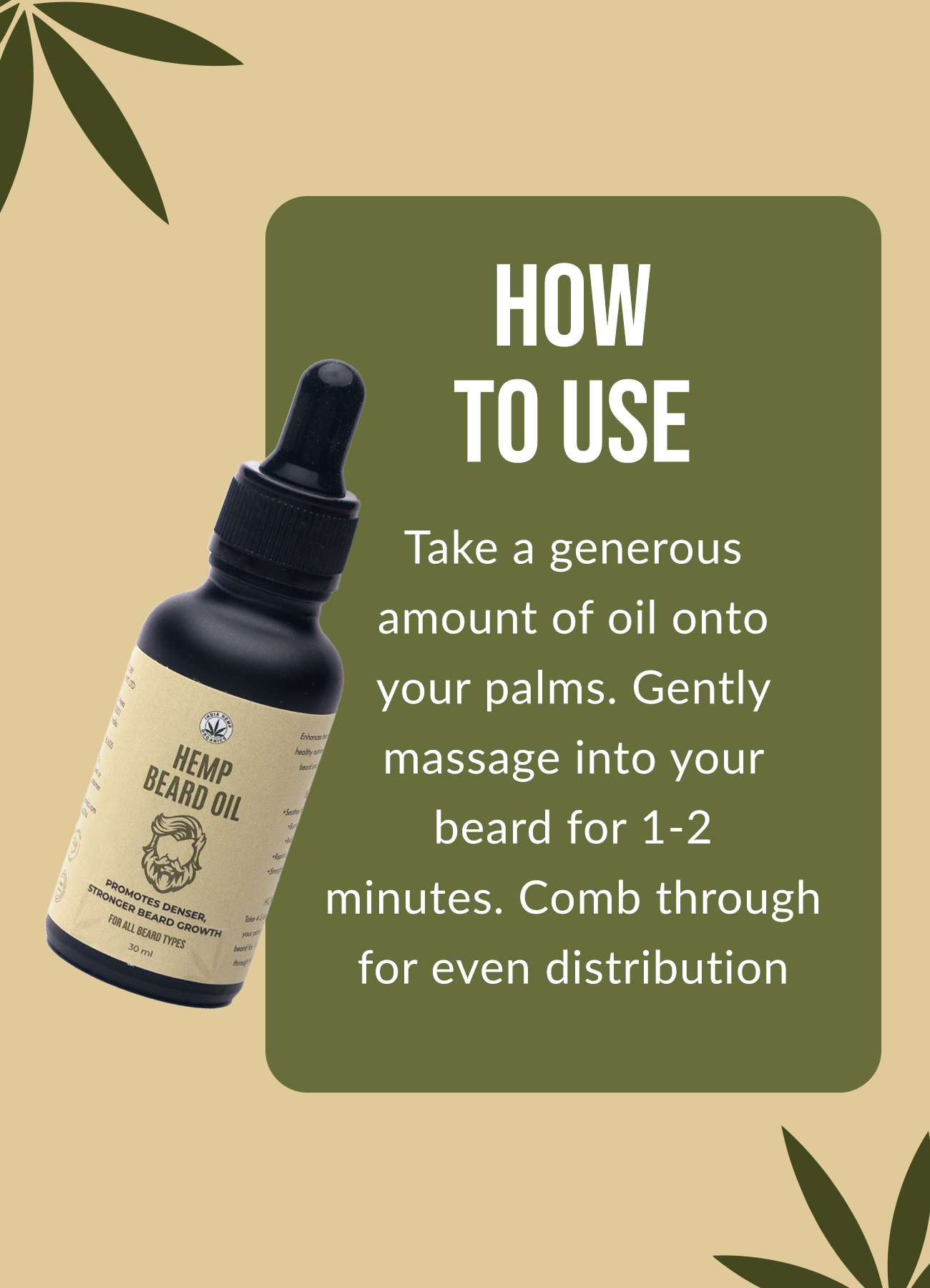 Cannabliss Hemp Beard Oil 30ml