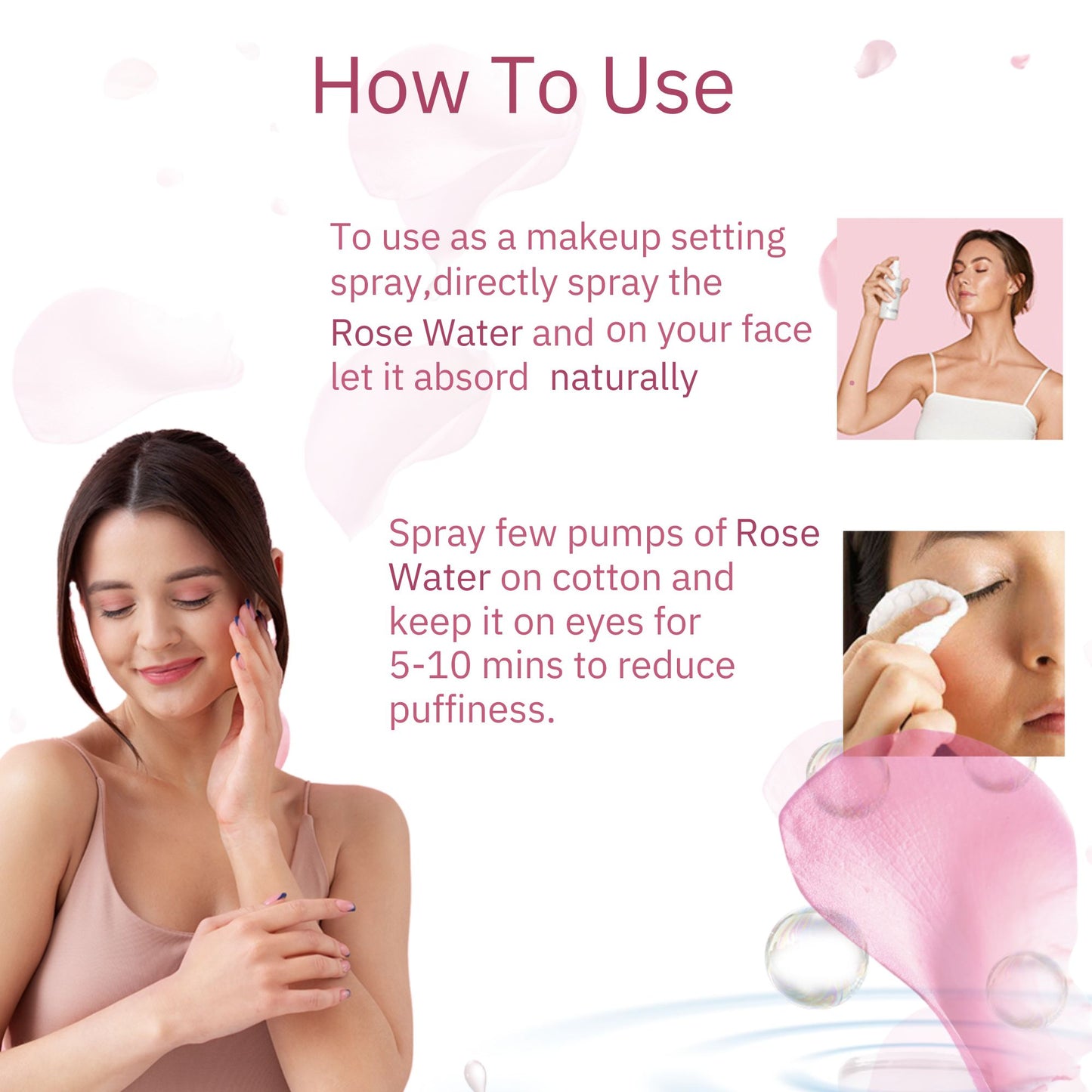 Cannarma Bulgarian Rose Water | Toner, Face Mist, Hair Spray