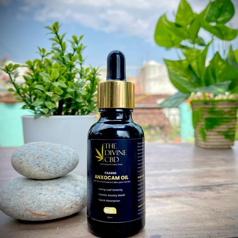 Paarmi Cares- Anxocam Oil | Calming Essence of Hemp Leaf Extract
