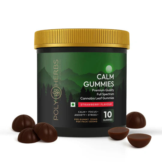 Polyherbs CALM CBD Gummies 135mg Per Gummy