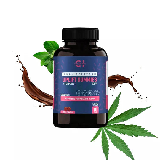 Cannazo- Uplift Gummies (THC + CBD Oil Full Spectrum + Terpenes – 500mg)