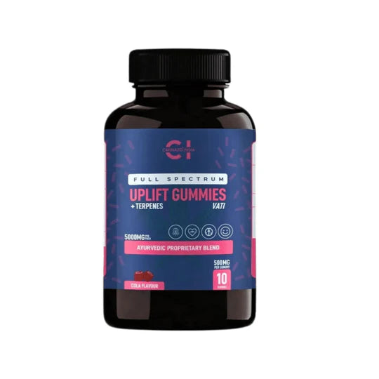 Cannazo- Uplift Gummies (THC + CBD Oil Full Spectrum + Terpenes – 500mg)