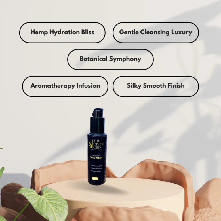 The Divine - Hemp Infused Face Wash | Revitalize Your Complexion