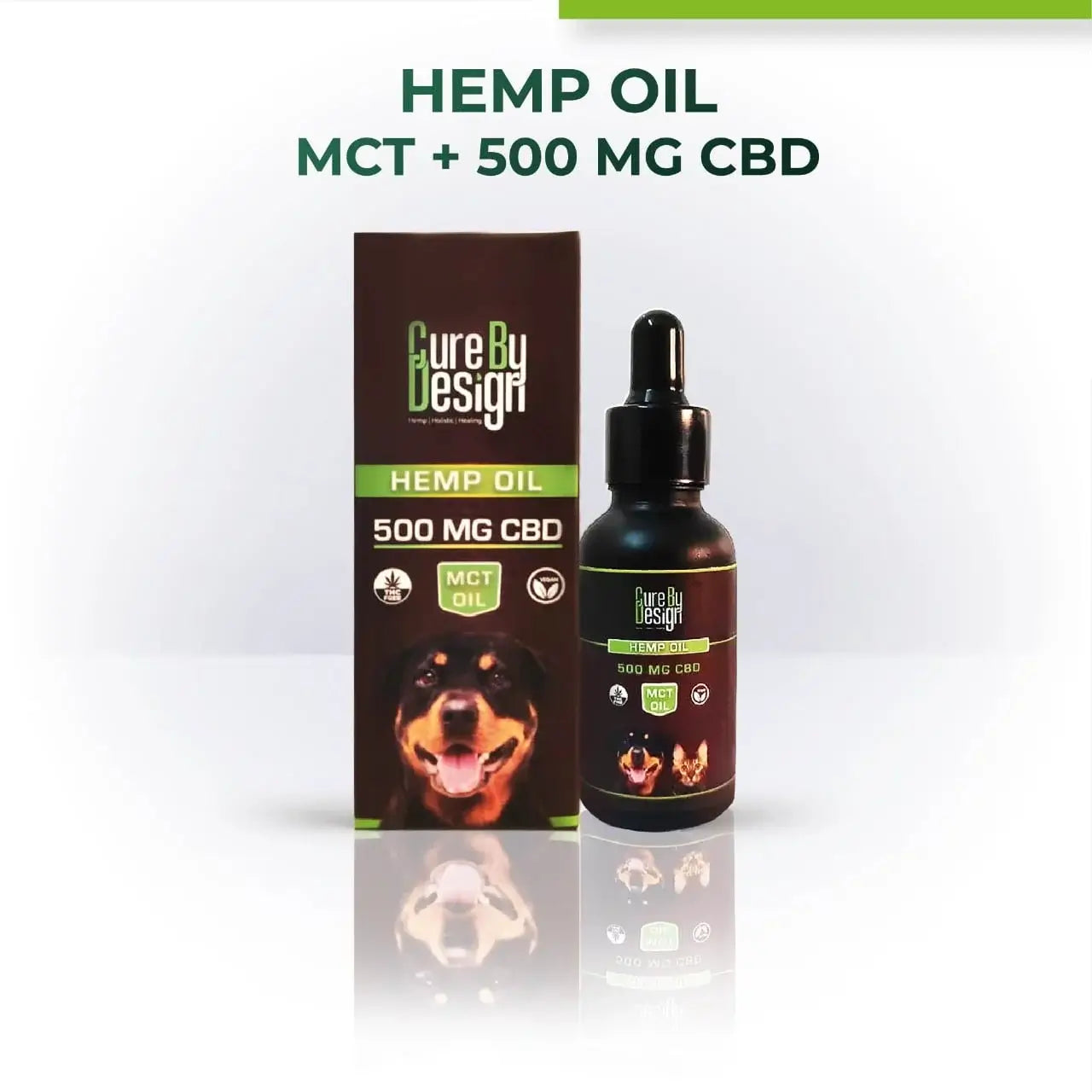 Hemp Oil for Pets with 500mg (MCT) 30ml