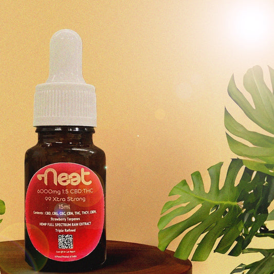 Neet Xtra Potent 1:5 CBD:THC THC Dominant 6000mg Cannabis Oil (15ml bottle)