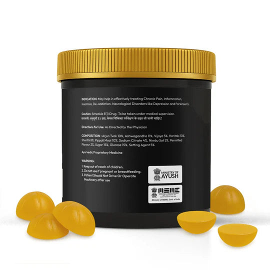 Polyherbs CHILL Golden Super Strong CBD Gummies 250mg Per Gummy