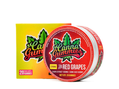 Cannabis Infused Gummies 1:1 - Red Grapes