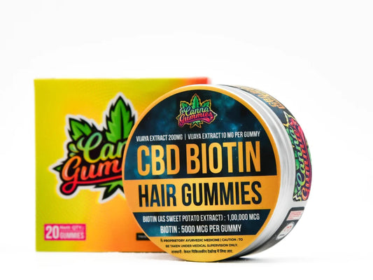 CBD + Biotin Hair Gummies 20 Pcs