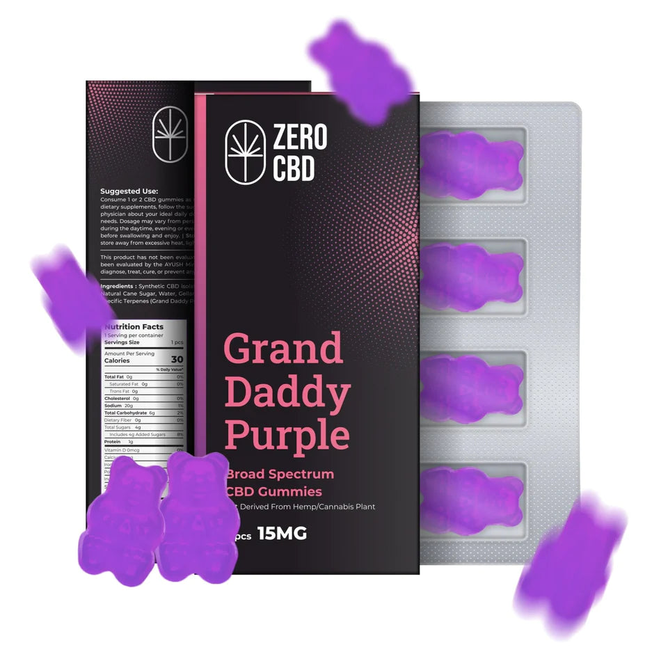 Grand Daddy Purple Broad Spectrum CBD Gummies