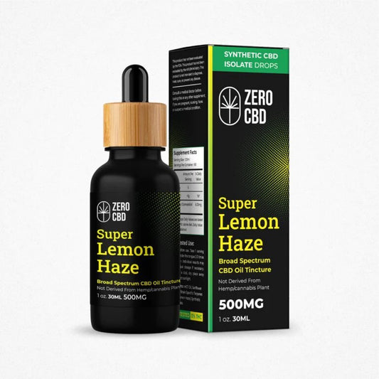 Super Lemon Haze Broad Spectrum CBD Oil Tincture