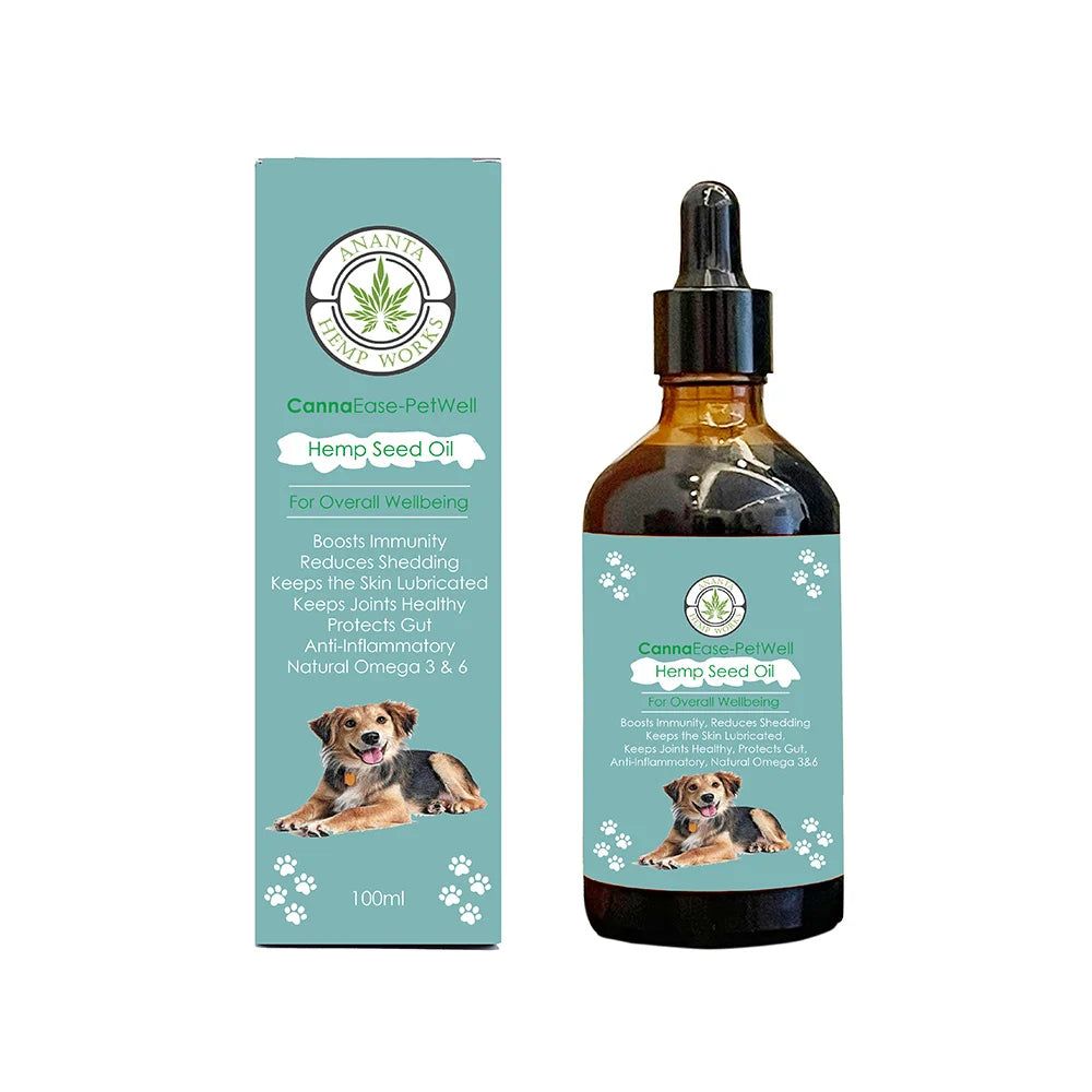 Ananta Cannaease Petwell, Hemp Seed Oil For Dogs