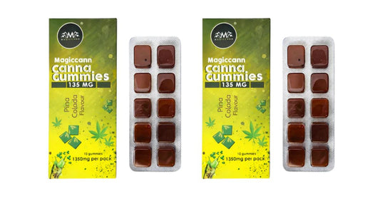 Magiccann Canna Gummies – Pina colada Premium Cannabis infused gummies