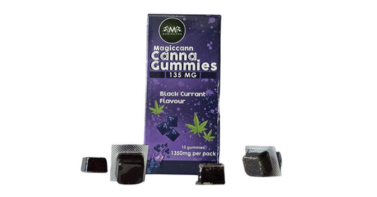Magiccann Canna Gummies – Black currant Premium Cannabis infused gummies