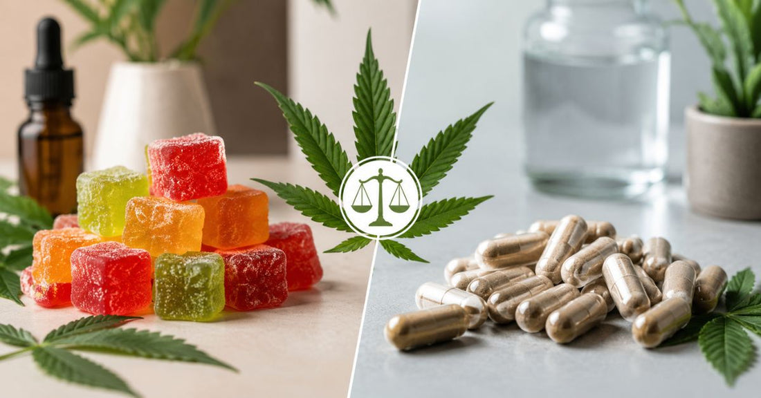 CBD Gummies vs CBD Capsules