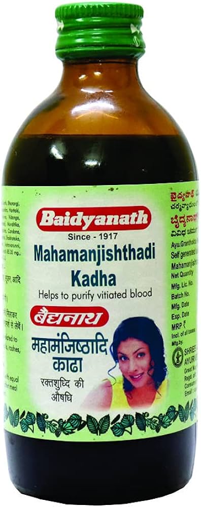 Mahamanjisthadi Kadha Benefits