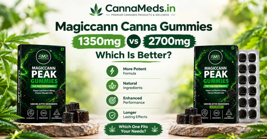 Magiccann Canna Gummies 1350mg vs 2700mg: Which Is Better?