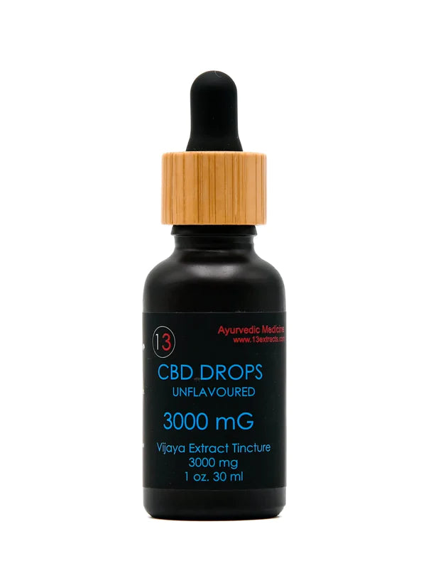 13 Extracts - Unflavored CBD Oil Tincture (30ml) 3000 MG