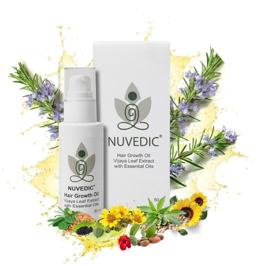 Nuvedic- Hair Growth Oil Vijaya Leaf Extract with Essential Oils 50ml