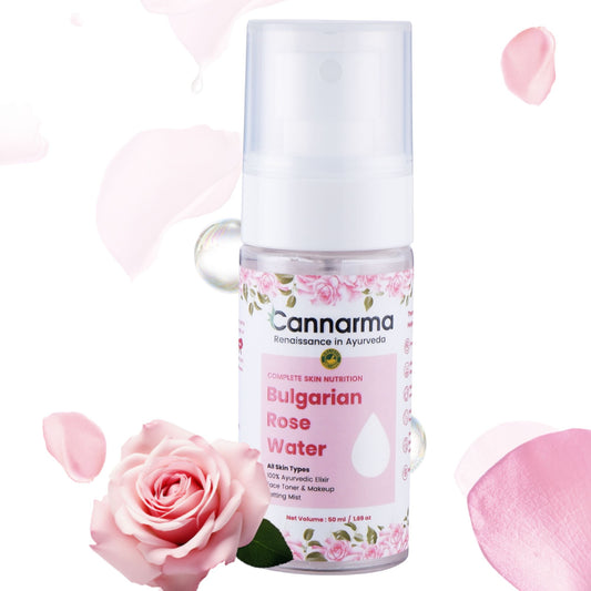 Cannarma Bulgarian Rose Water | Toner, Face Mist, Hair Spray