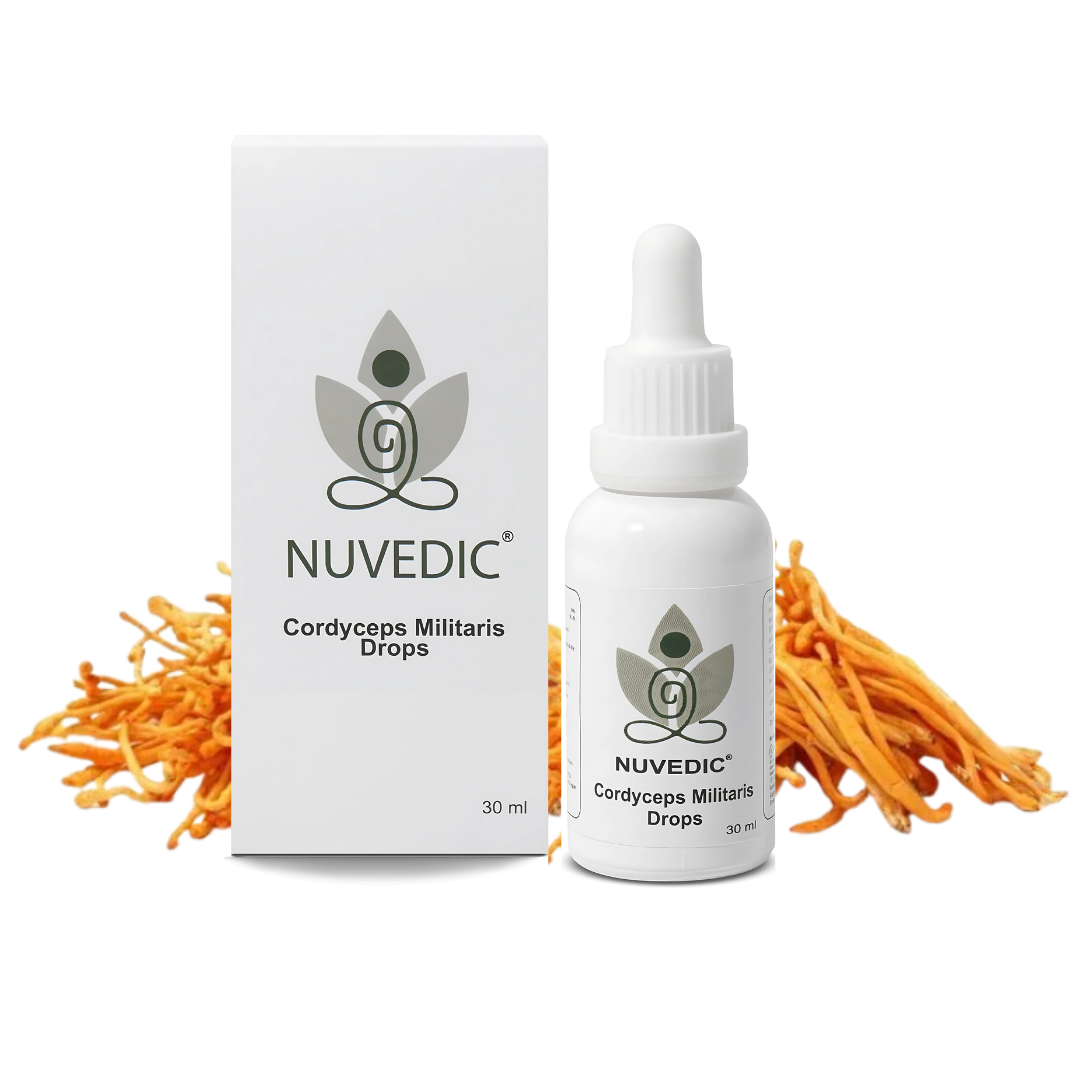 Nuvedic- Cordyceps Militaris Drops | Cordyceps Extract 30ml