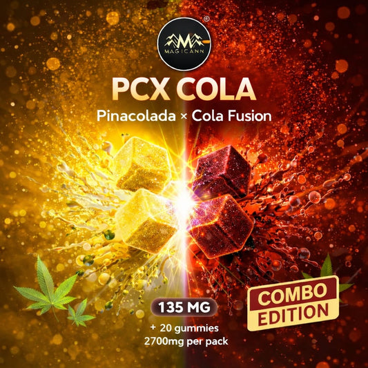 PCX Cola | Magiccann Canna Gummies Pack of 20 2700mg