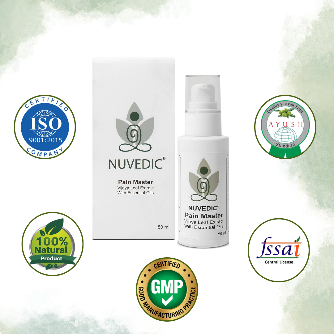 Nuvedic- Pain Master Vijaya Leaf Extract With Essential Oils 50ml