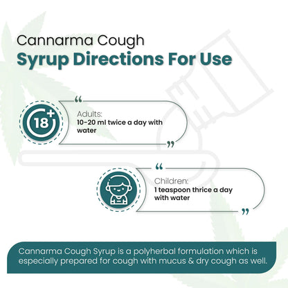 Cannarma Natural Cough Syrup  With the goodness of Ginger