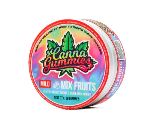 Cannabis Infused Gummies 1:1 - Mix FruitsMild : 500Mg CBD