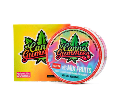 Cannabis Infused Gummies 1:1 - Mix FruitsRegular : 800Mg CBD