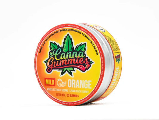 Cannabis Infused Gummies 1:1 - OrangeMild : 500mg