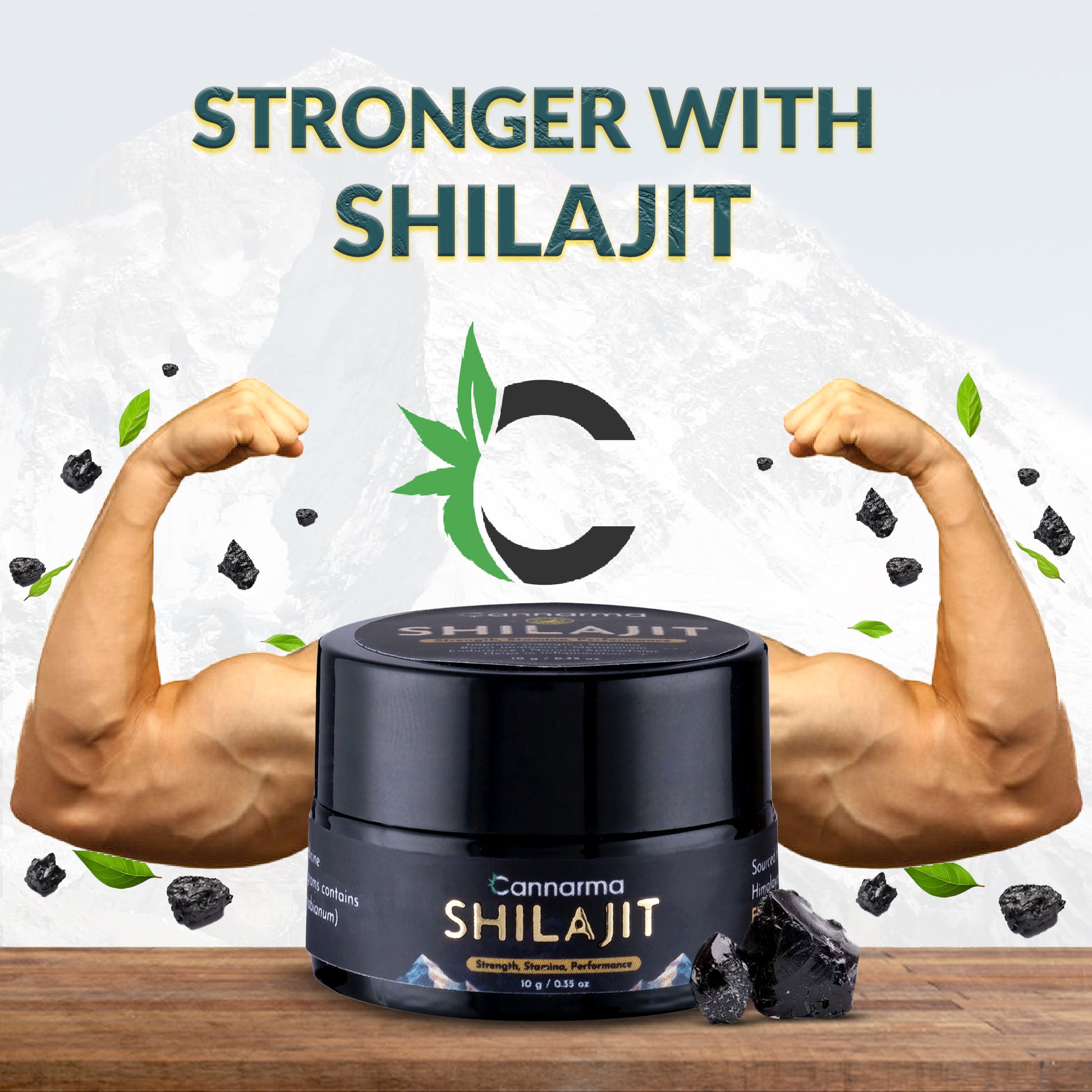 Cannarma Pure Himalayan Shilajit/Shilajeet Resin