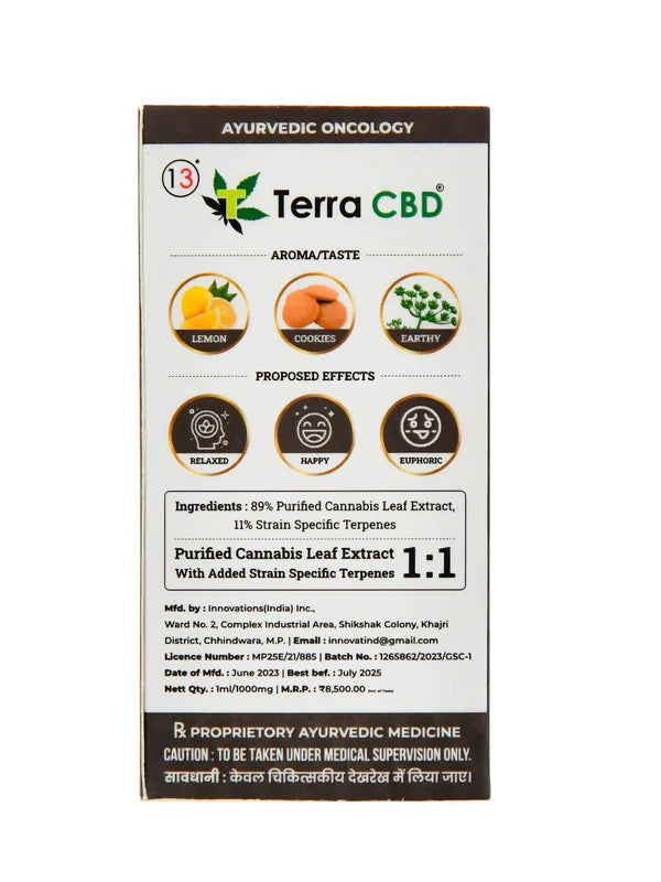 Terra CBD – Strain Specific Cannabis Extract – Girl Scout Cookies 2 ML
