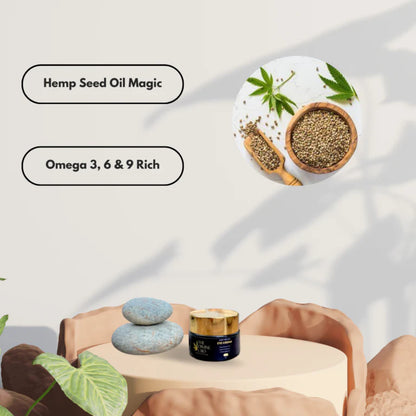 The Divine CBD- Luxe Hemp-Infused Eye Cream | Elegance for Your Expressive Eyes