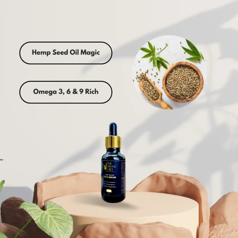 The Divine CBD- Hemp Infused Face Serum | Elegance in Every Drop