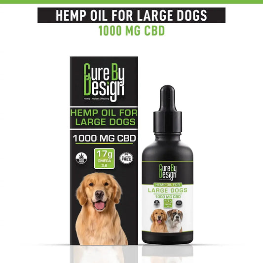 Hemp Oil for Large Dogs 1000mg CBD