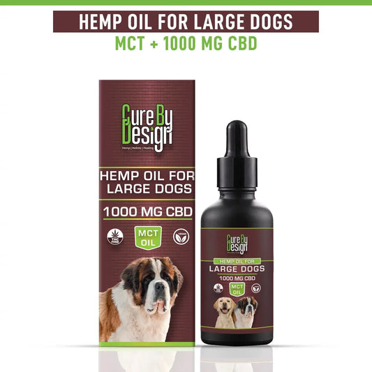 Hemp Oil for Large Dogs 1000mg CBD MCT