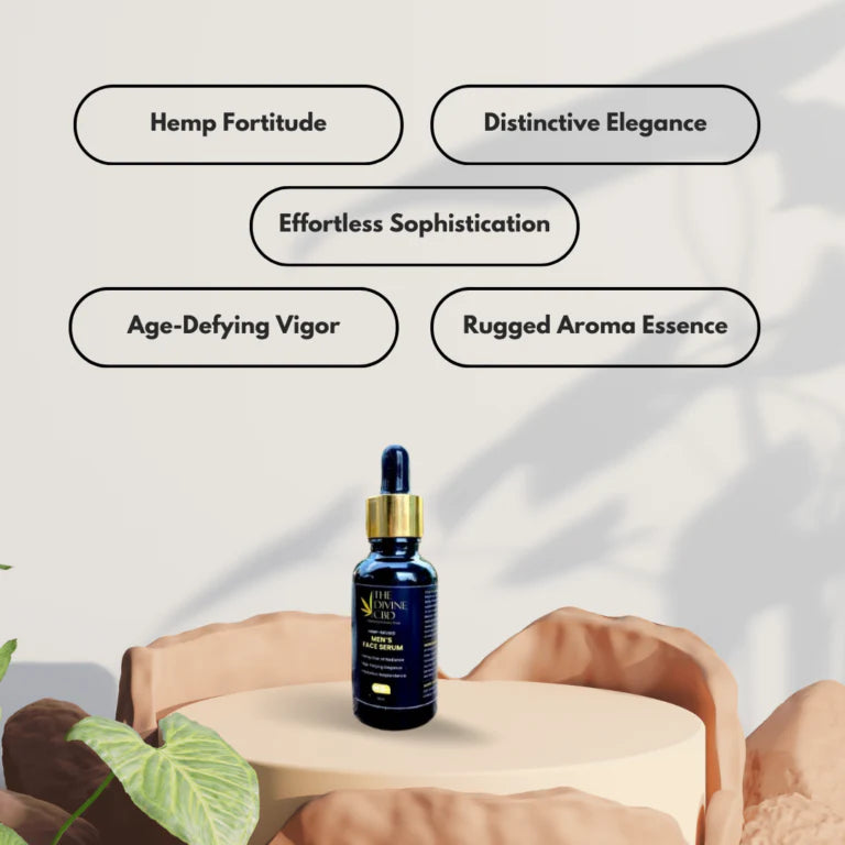 The Divine CBD- Mens’ Face Serum | Refined Grooming, Timeless Appeal