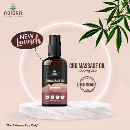 Noigra CBD Massage Oil - 1000mg CBD