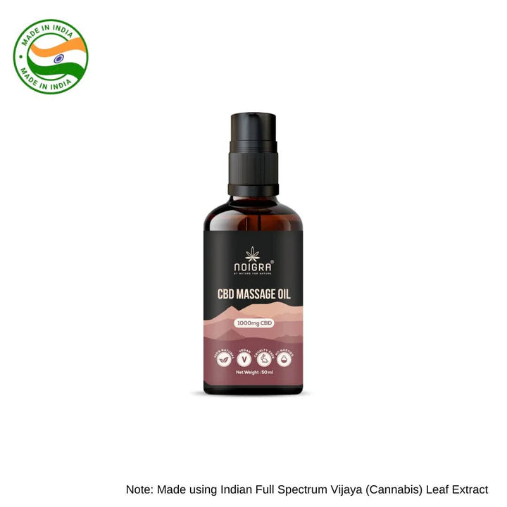 Noigra CBD Massage Oil - 1000mg CBD