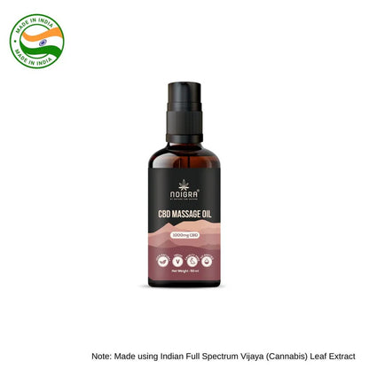 Noigra CBD Massage Oil - 1000mg CBD