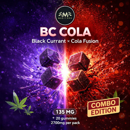 BCX Cola | Magiccann Canna Gummies Pack of 20 Gummies 2700MG