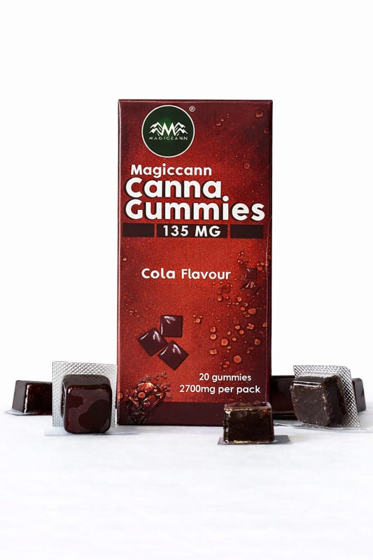 Magiccann Canna Gummies - Premium Cannabis infused gummies (CBD + THC), Extra Strong : 1350Mg