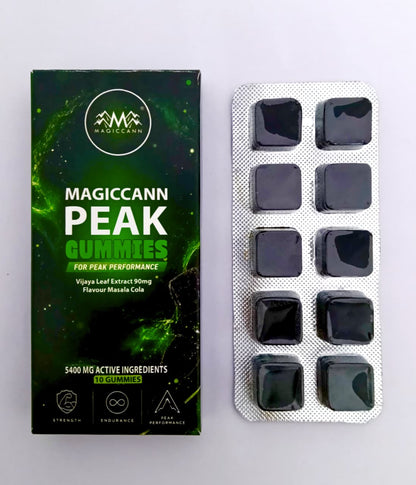 PRE ORDER - Magiccann Peak Men Vitality Gummies | 5400mg | 540mg Active Ingredients Per Gummy | For Peak Performance