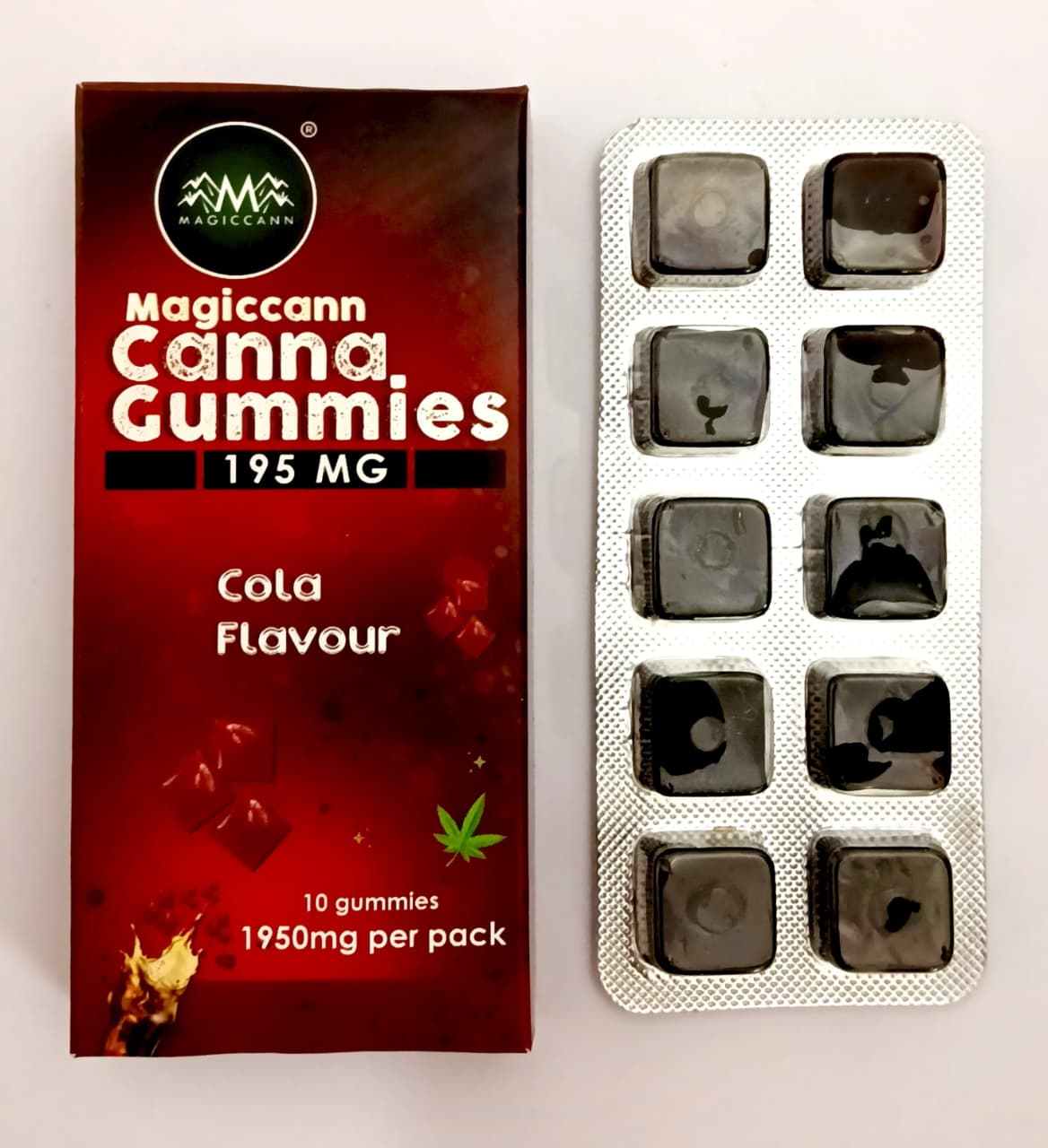 PRE ORDER - Magiccann Canna Gummies, Extra Strong : 1950Mg Cola flavour 7.25%