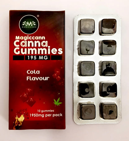 PRE ORDER - Magiccann Canna Gummies, Extra Strong : 1950Mg Cola flavour 7.25%