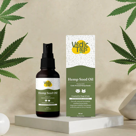 Vedic Tails Cold pressed Hemp Seed Oil 50ml