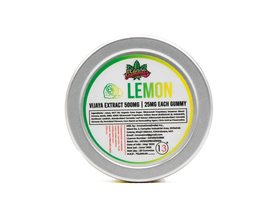 Cannabis Infused Gummies 1:1 - Lemon