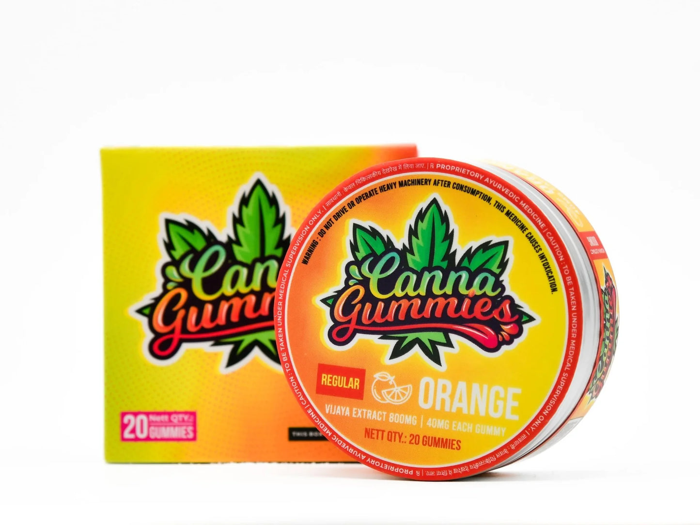 Cannabis Infused Gummies 1:1 - Orange