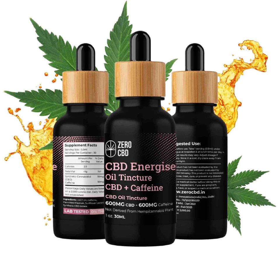 CBD Energise Oil Tincture CBD + Caffeine (30ml)